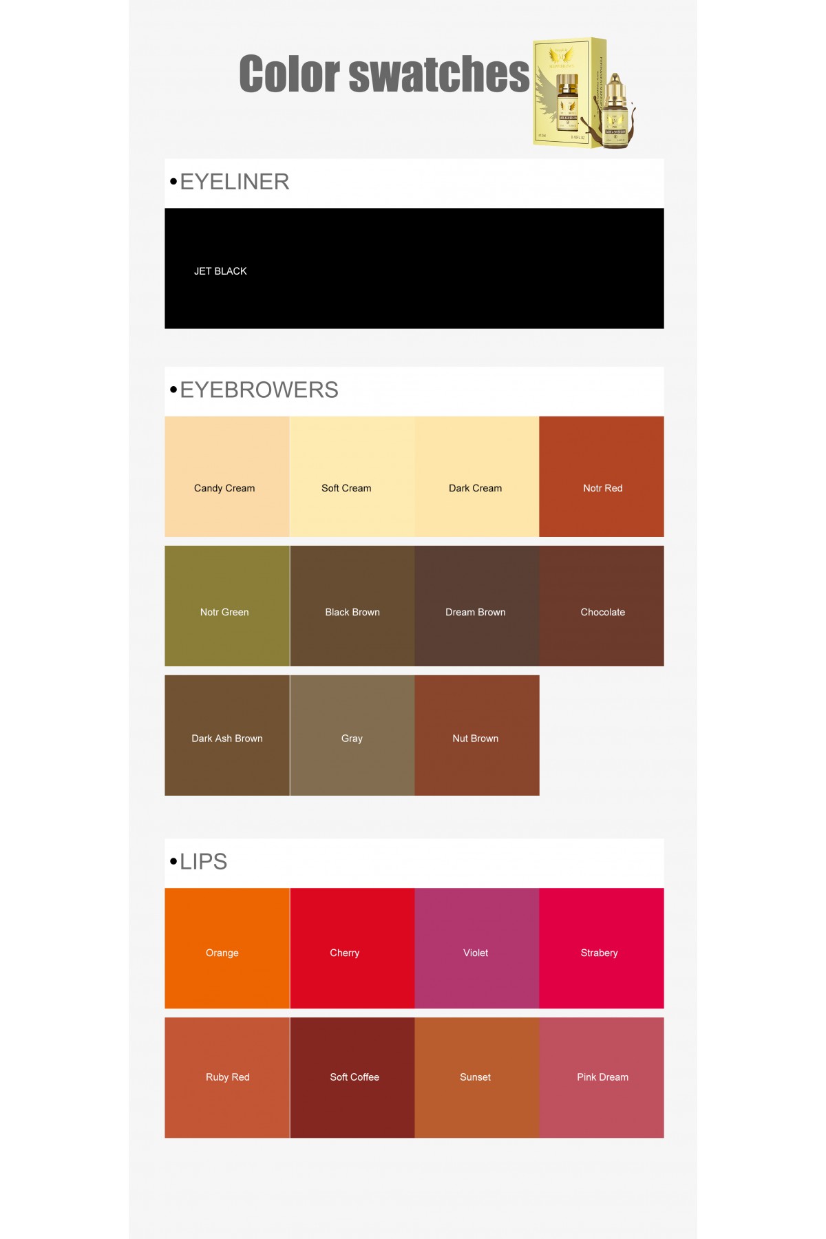 MeppiBrows Pigment / Sunset 